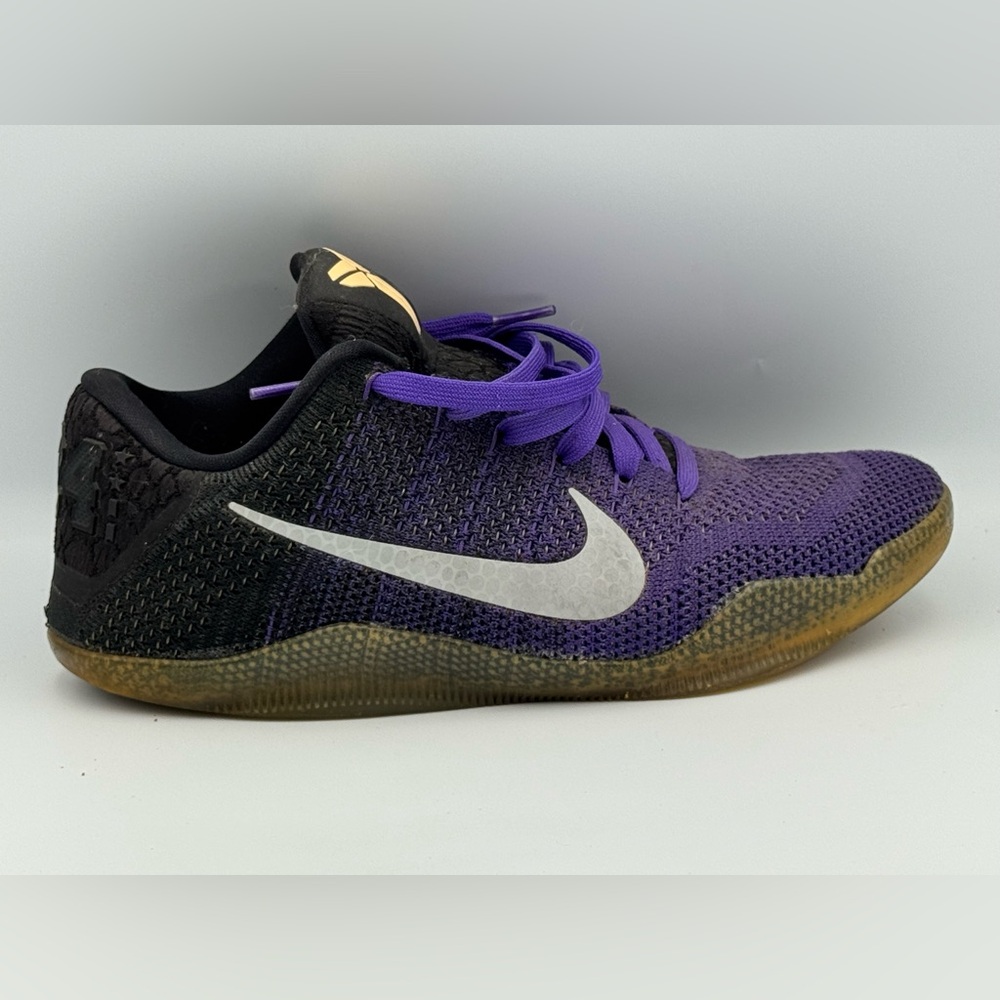 Nike Black and Purple Sports Shoe